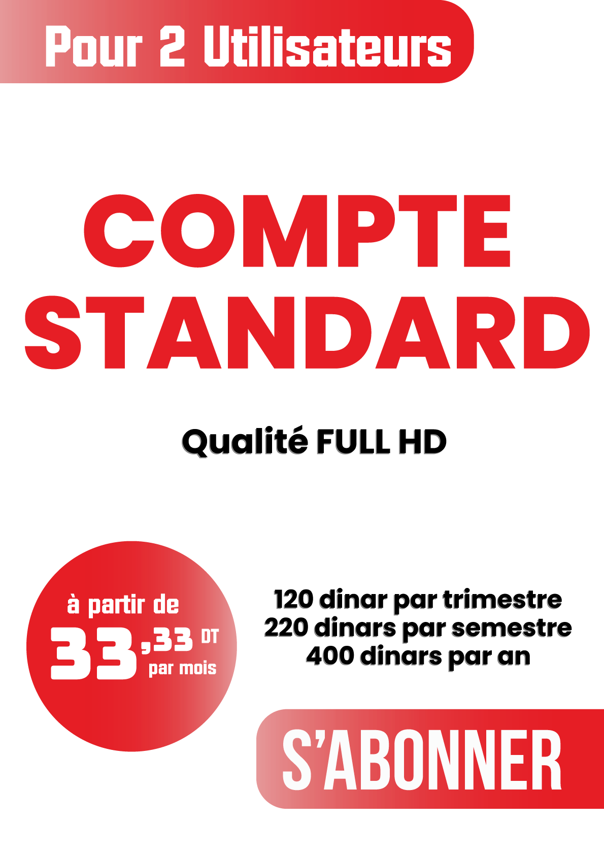 compte standard