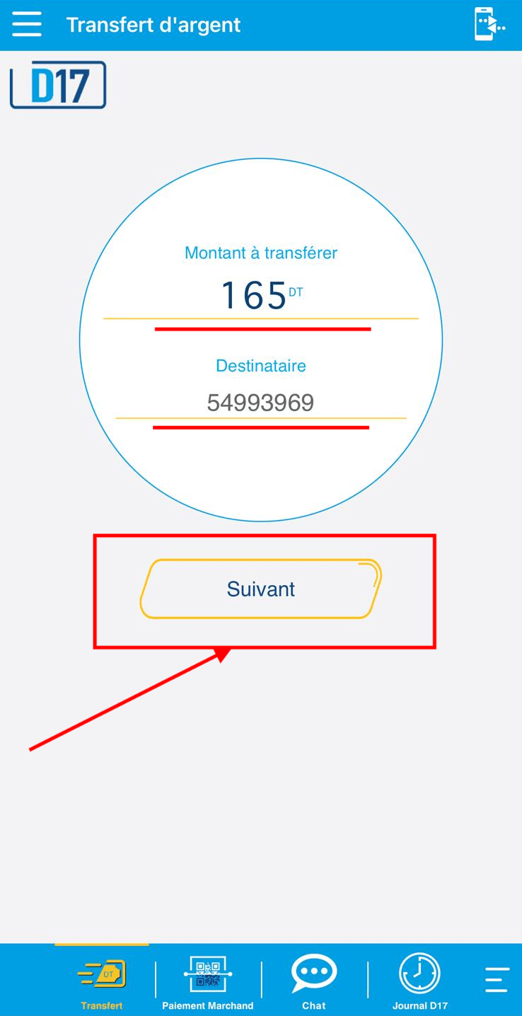 Payement facile pour Netflix en utilisant D17
