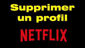 supprimer un compte Netflix